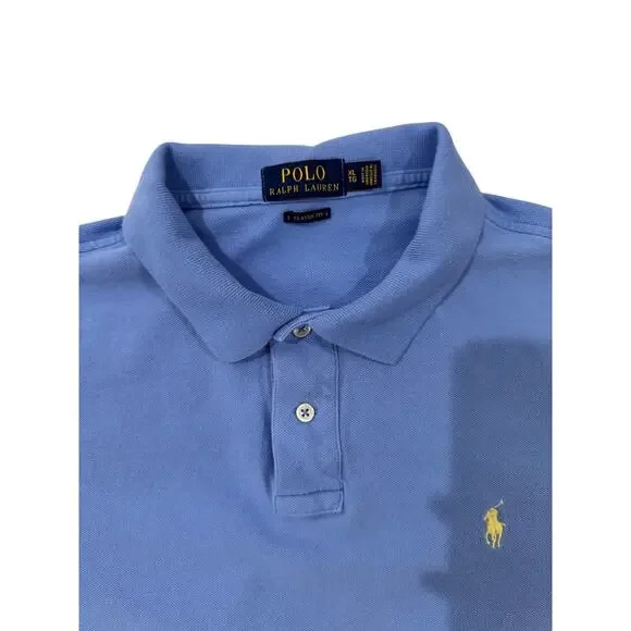 Polo Ralph Lauren Men’s XL Classic Fit Polo Light Blue Preppy Quiet Luxury - Picture 2 of 16